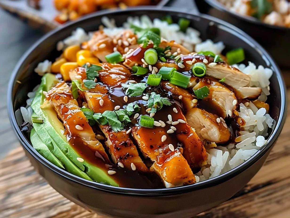 Honey BBQ Chicken Rice Bowl: A Family Favorite