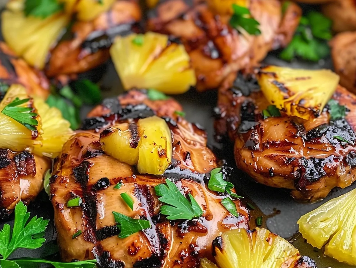 Easy Homemade Grilled Pineapple Chicken 3 Easy Homemade Grilled Pineapple Chicken