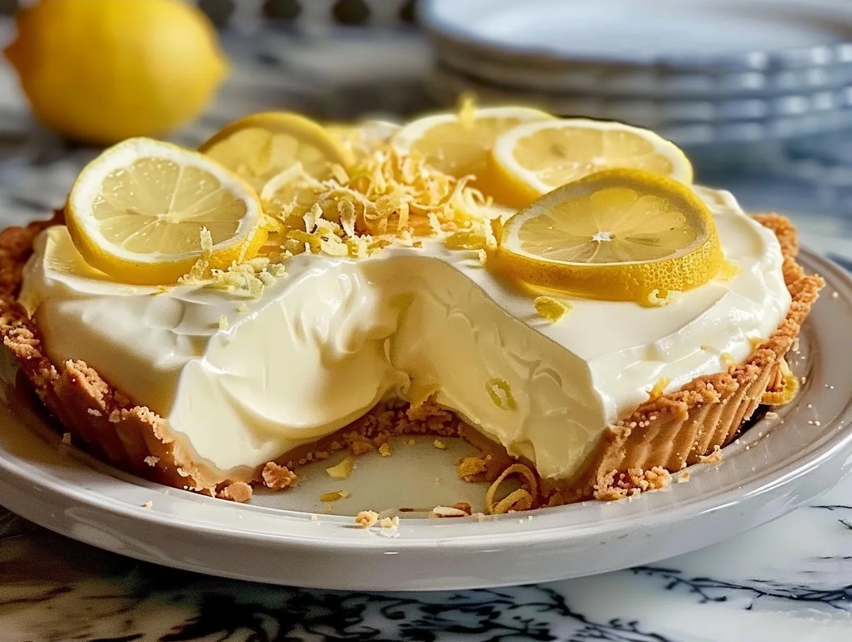 No-Bake Cream Cheese Lemonade Pie 3 No-Bake Cream Cheese Lemonade Pie