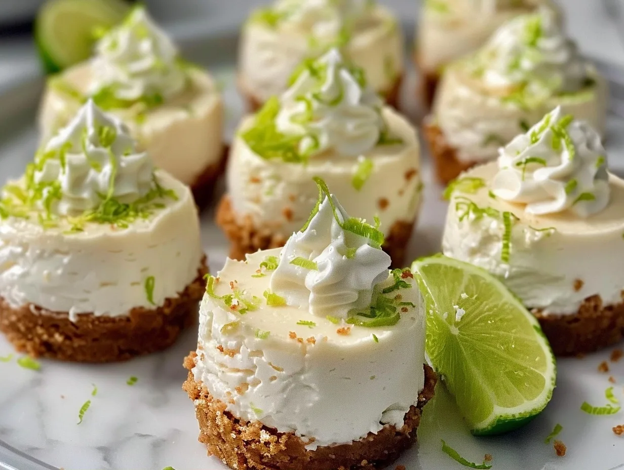 No Bake Mini Key Lime Cheesecakes: Easy & Irresistible Treats