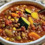 Ground Beef and Vegetable Soup: A Family Favorite