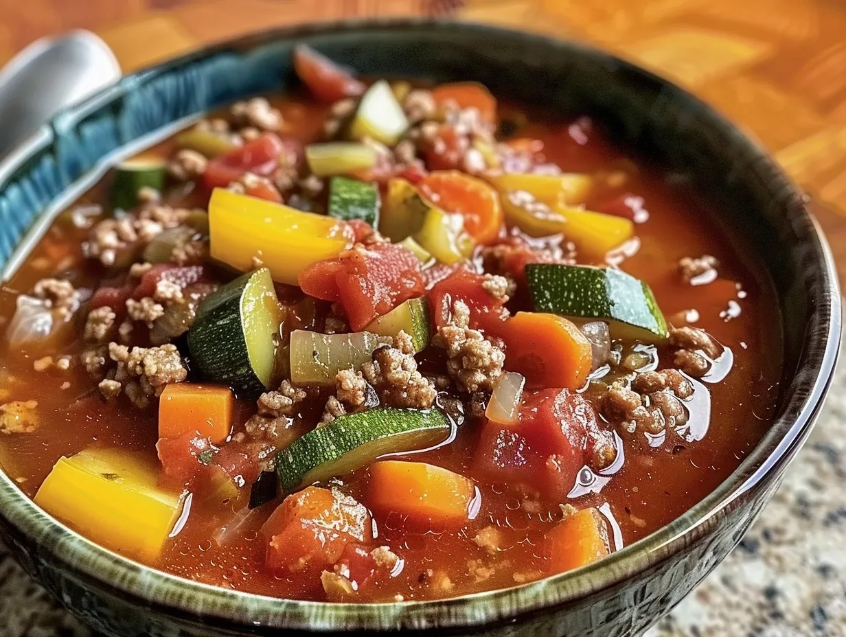 Ground Beef and Vegetable Soup: A Family Favorite