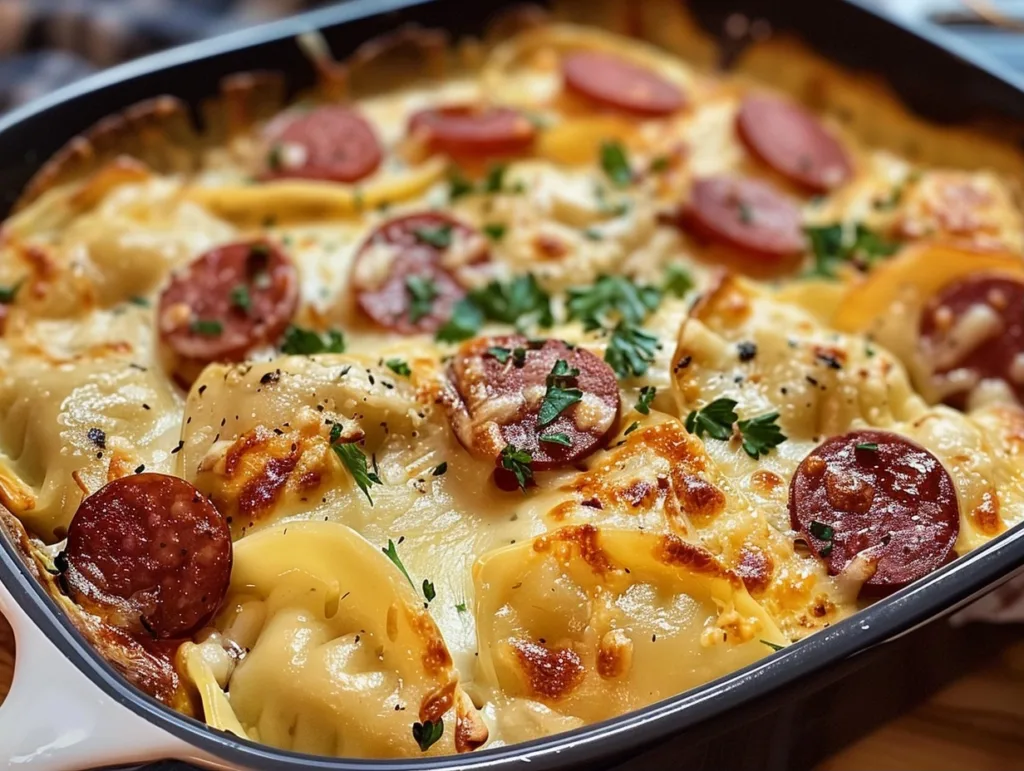 Crockpot Pierogi Casserole with Kielbasa: Easy Comfort!