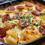 Crockpot Pierogi Casserole with Kielbasa: Easy Comfort!
