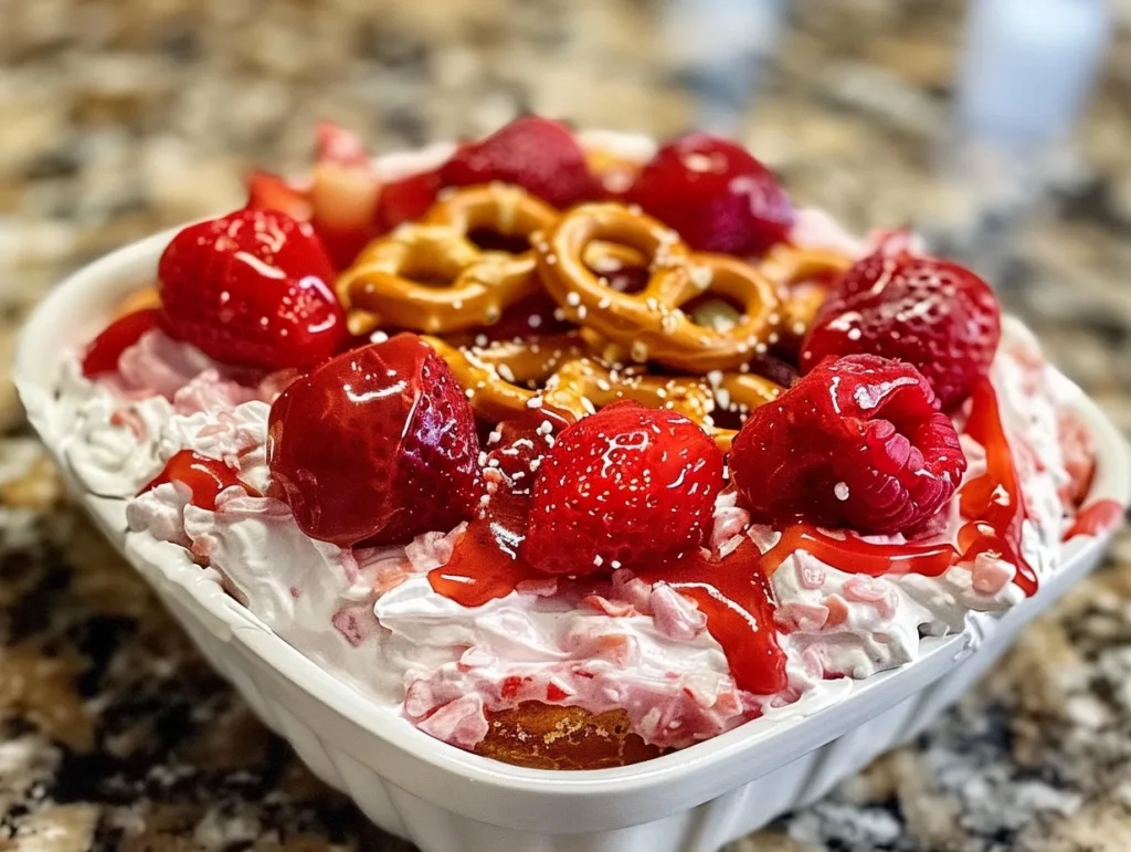 The Ultimate Strawberry Pretzel Salad Dip: A Sweet & Salty Dream