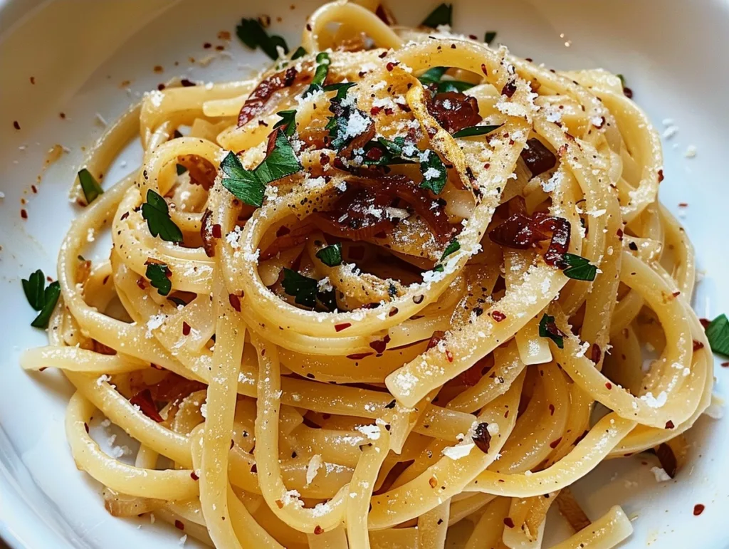 Caramelized Onion Pasta with Chili Oil for Cozy Dinners 4 Caramelized Onion Pasta with Chili Oil for Cozy Dinners
