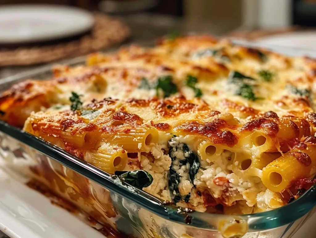Spinach & Ricotta Pasta Bake: A Family Favorite