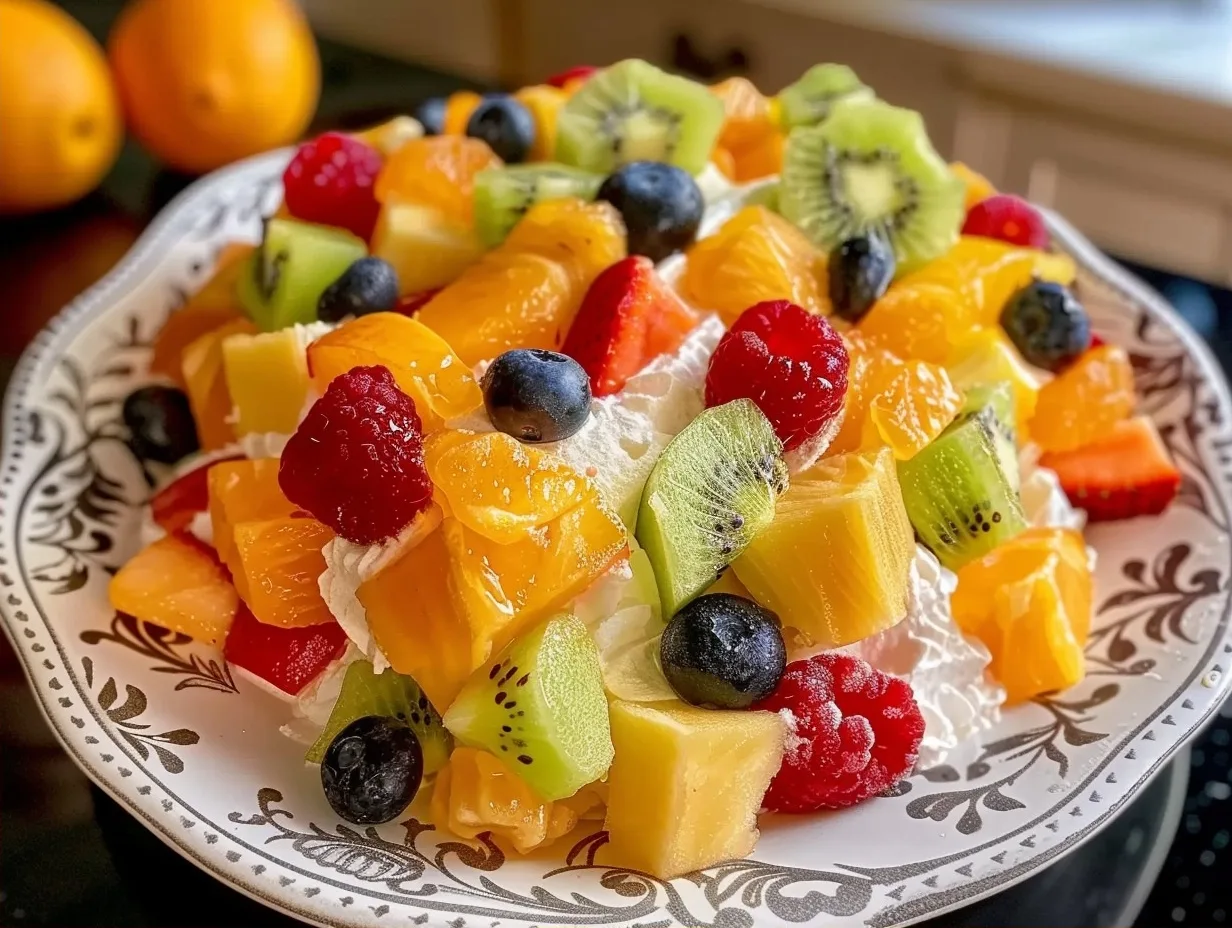 Easy Frozen Fruit Salad Recipe