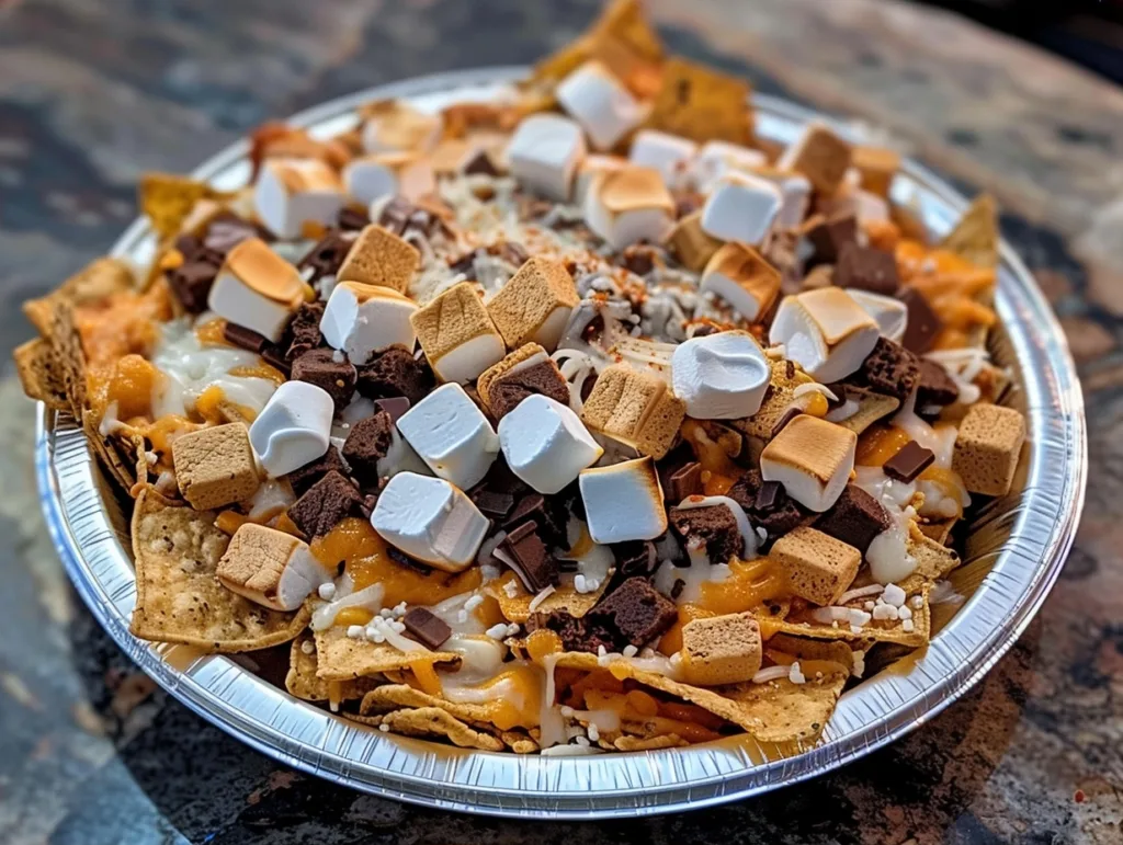Campfire S’mores Nachos for Family Fun