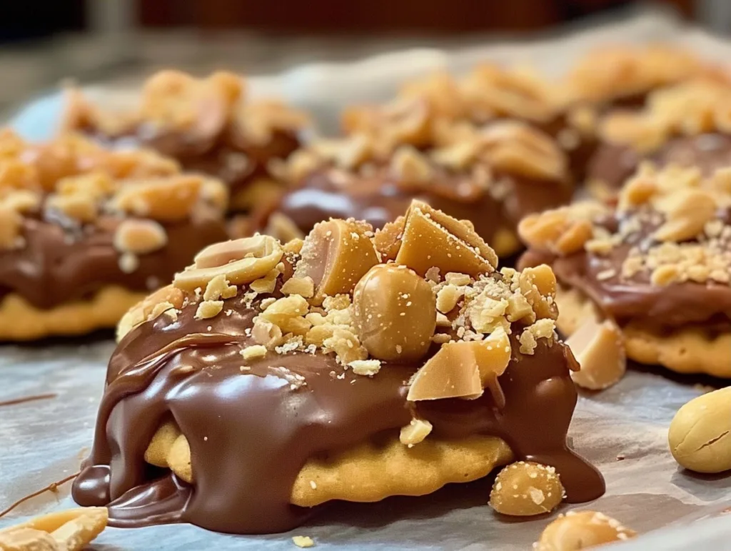 Ritz Cracker Caramel Peanut Clusters: Irresistible No-Bake Treat! 4 Ritz Cracker Caramel Peanut Clusters: Irresistible No-Bake Treat!