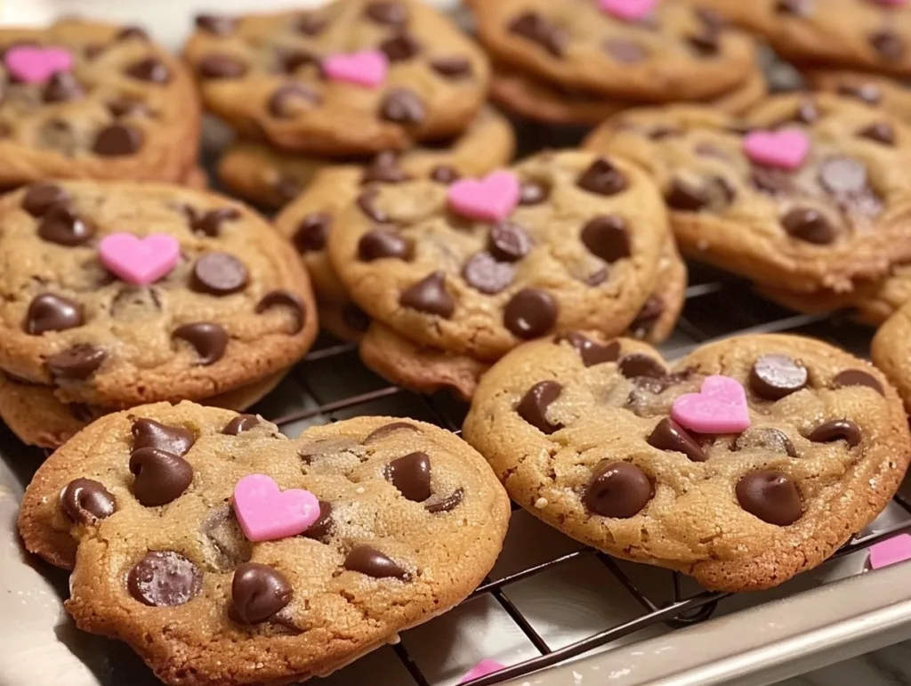 The Ultimate Heart Shaped Chocolate Chip Cookies Recipe