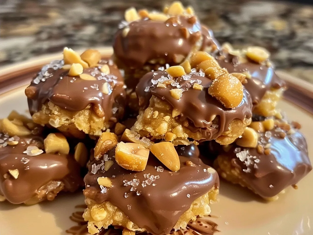 Ritz Cracker Caramel Peanut Clusters: Irresistible No-Bake Treat! 3 Ritz Cracker Caramel Peanut Clusters: Irresistible No-Bake Treat!