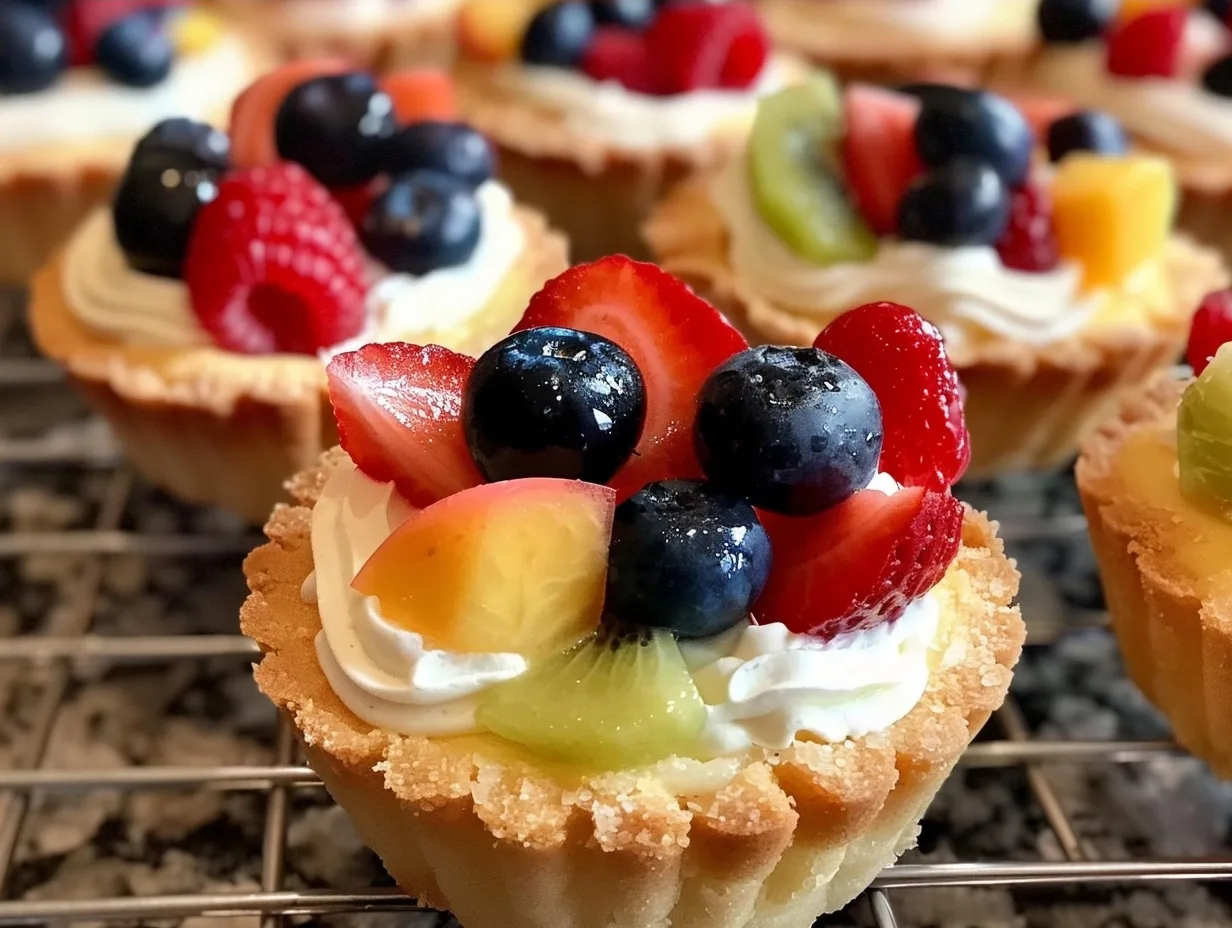 Cheesecake Sugar Cookie Cups (Fruit Pizza!)