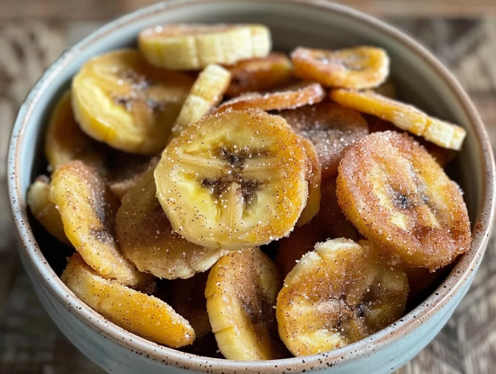 Cinnamon Sugar Air Fryer Banana Chips: An Irresistible Treat 4 Cinnamon Sugar Air Fryer Banana Chips: An Irresistible Treat