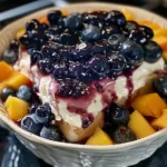 Blueberry Peach Jalapeño Cream Cheese Pour-Over: Viral!