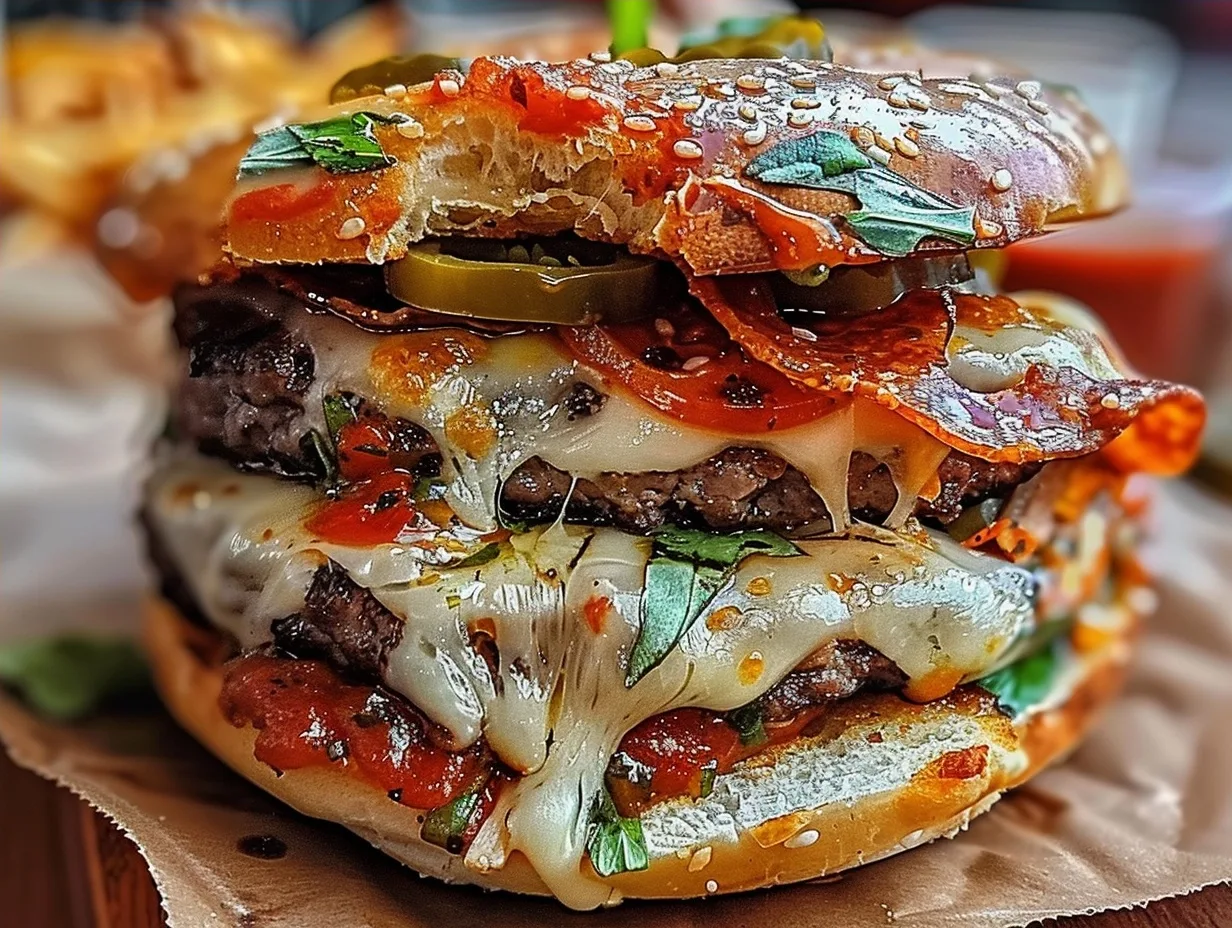 Pizza Burgers: The Ultimate Comfort Food Mashup!