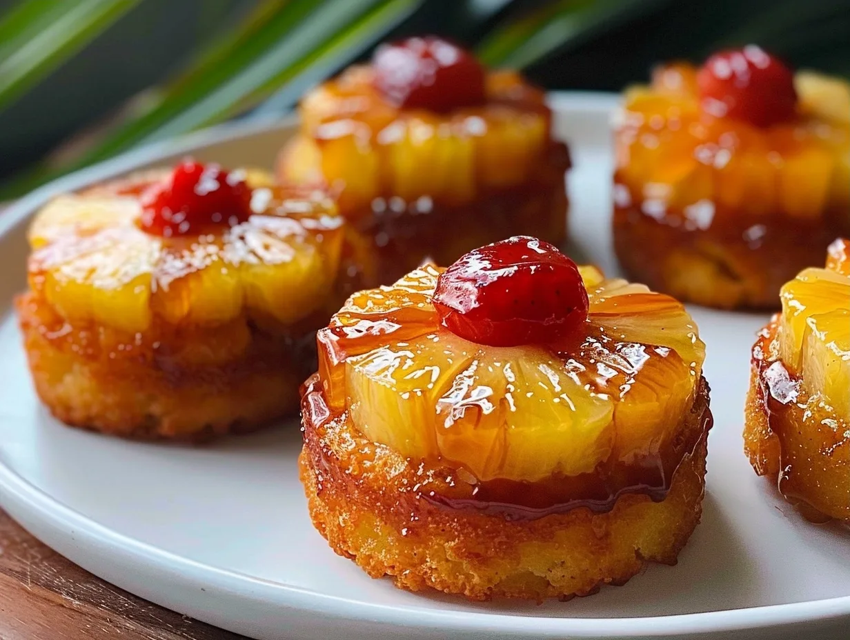 Mini Pineapple Upside Down Cakes: A Family Favorite
