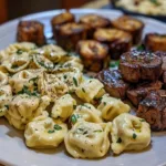 Garlic Butter Steak Bites & Creamy Alfredo Tortellini: The Ultimate Comfort Meal 5 Garlic Butter Steak Bites & Creamy Alfredo Tortellini: The Ultimate Comfort Meal