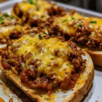 Cheesy Sloppy Joe Garlic Toast: The Ultimate Comfort Food Mashup