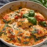 Slow Cooker Creamy Tomato Basil Chicken 5 Slow Cooker Creamy Tomato Basil Chicken