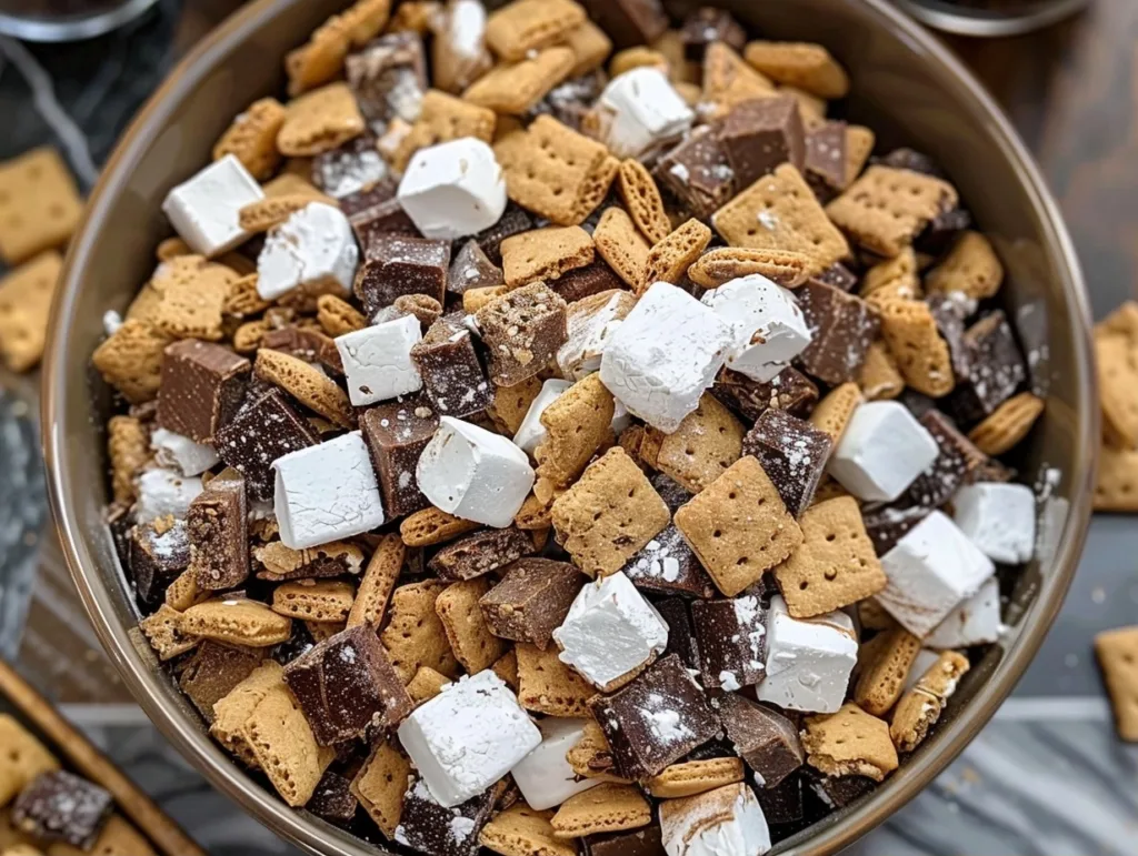 S'mores Puppy Chow: A Hug in a Bowl 4 S'mores Puppy Chow: A Hug in a Bowl