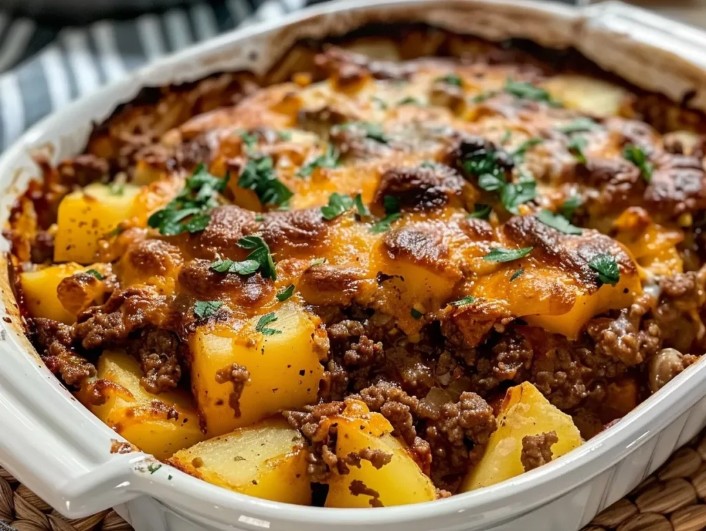 Cowboy Casserole with Ground Beef and Potatoes You'll Love 4 Cowboy Casserole with Ground Beef and Potatoes You'll Love