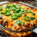 Mexican Ground Beef Casserole: Easy & Cheesy Comfort!