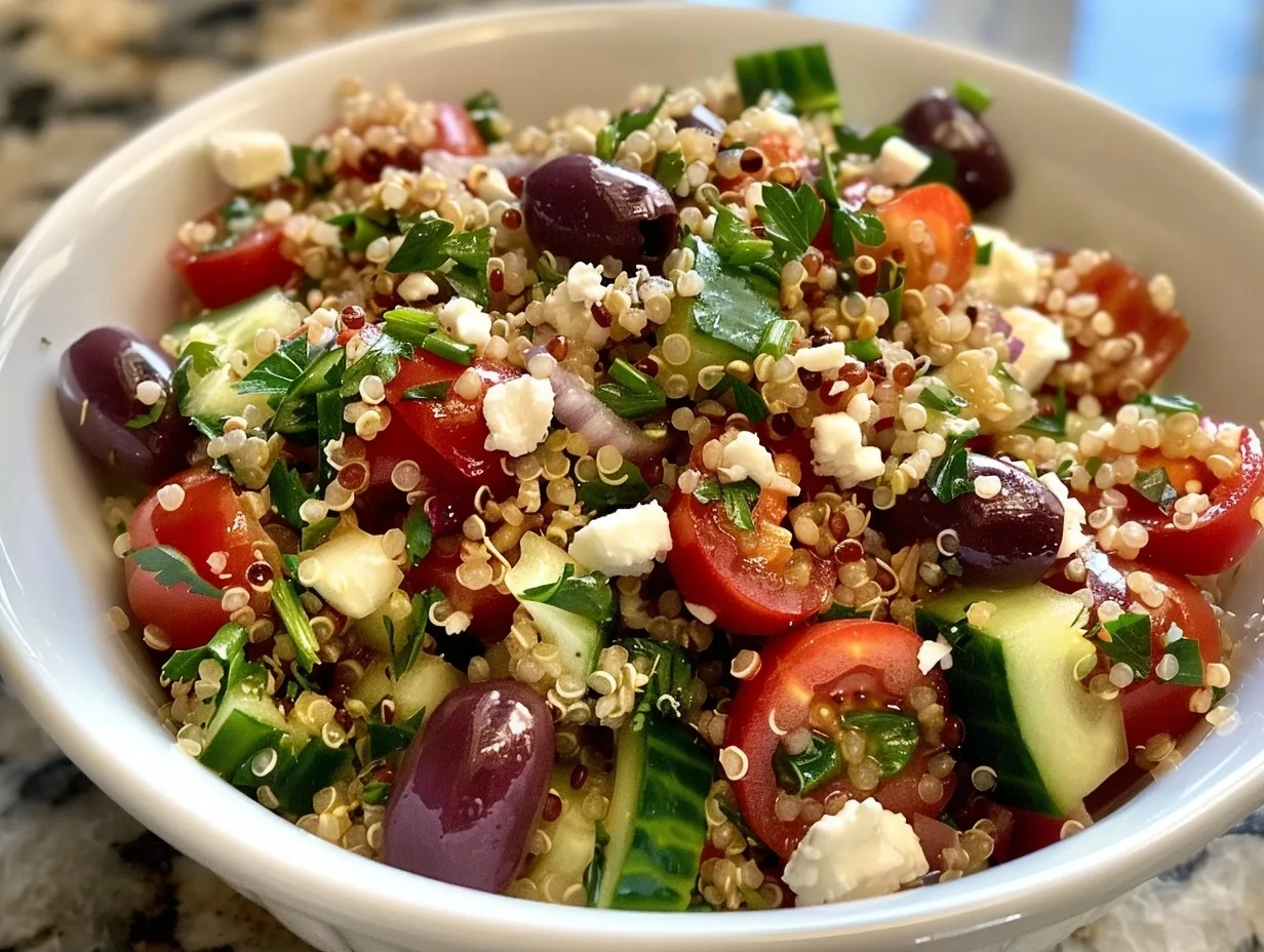 Easy Mediterranean Quinoa Salad Recipe