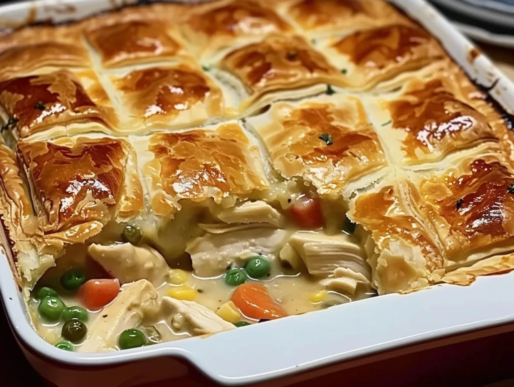 Easy Homemade Chicken Pot Pie Casserole Recipe
