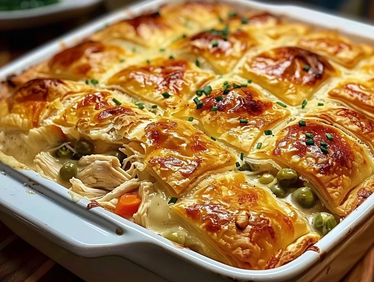 Easy Homemade Chicken Pot Pie Casserole Recipe