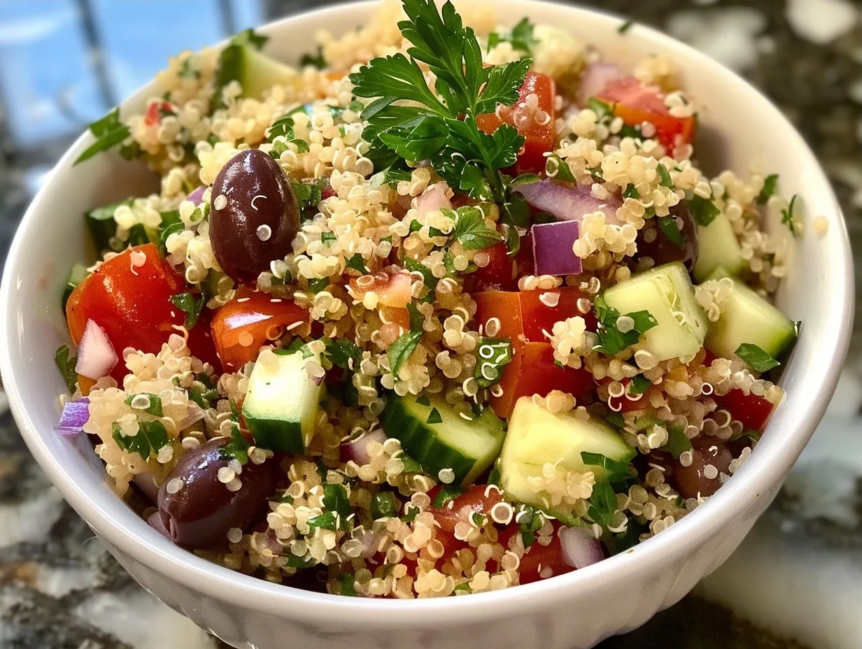 Easy Mediterranean Quinoa Salad Recipe