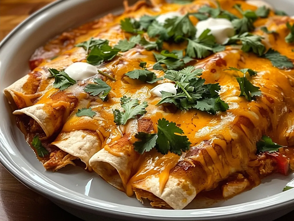 Quick and Easy Chicken Enchiladas Recipe (Ready in 45 Minutes!)