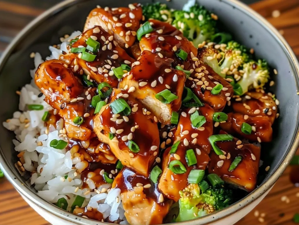 Sticky Chicken Rice Bowls: A Family Favorite 4 Sticky Chicken Rice Bowls: A Family Favorite