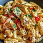 Creamy Rasta Pasta with Jerk Chicken: The BEST! 5 Creamy Rasta Pasta with Jerk Chicken: The BEST!
