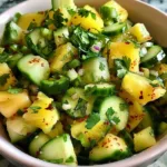 Refreshing Spicy Pineapple Cucumber Salad Recipe
