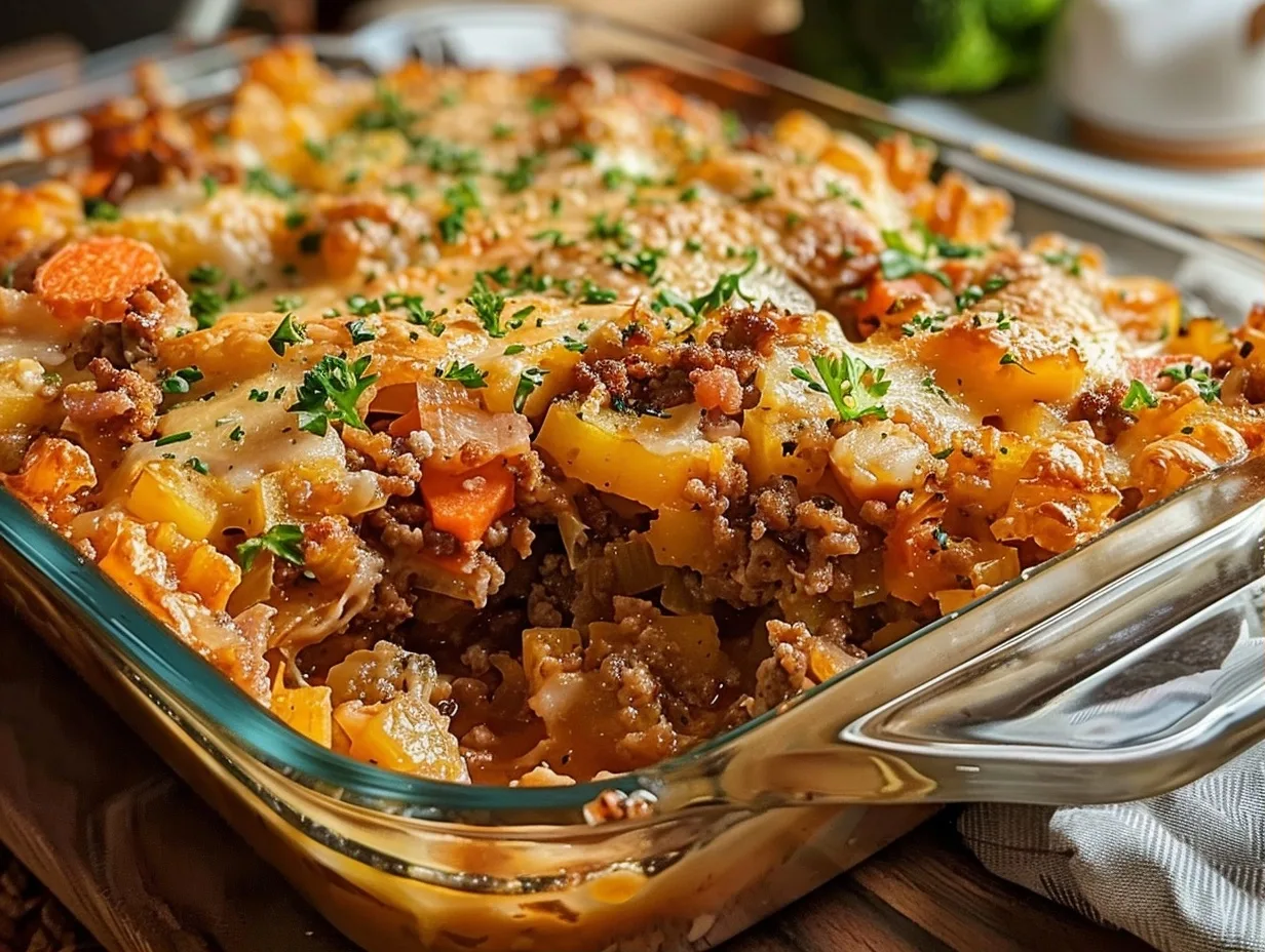 Shipwreck Casserole Recipe with Ground Beef