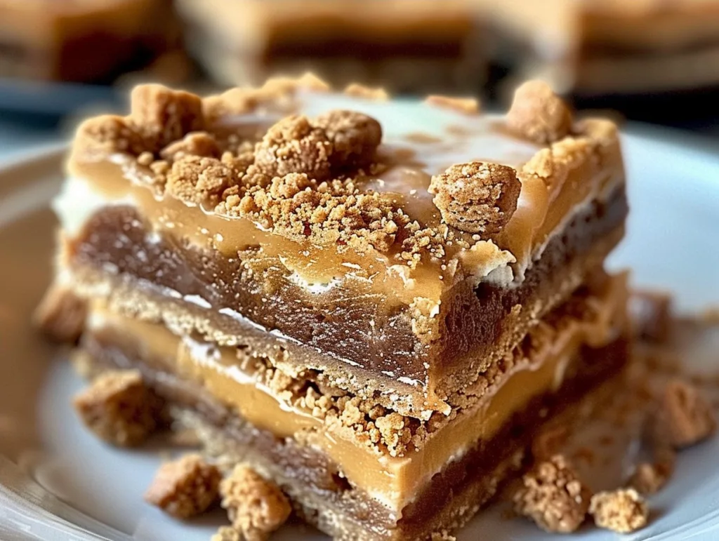 Dessert Bars Made with Biscoff Spread: A Family Favorite