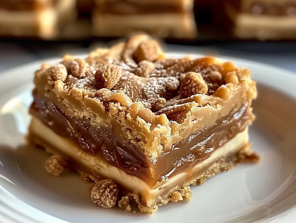 Dessert Bars Made with Biscoff Spread: A Family Favorite