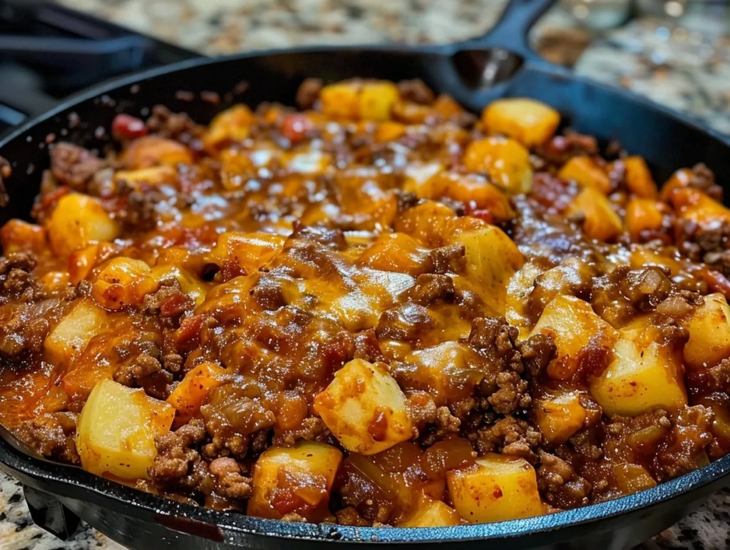 Sloppy Joe Potato Skillet: The Ultimate Comfort