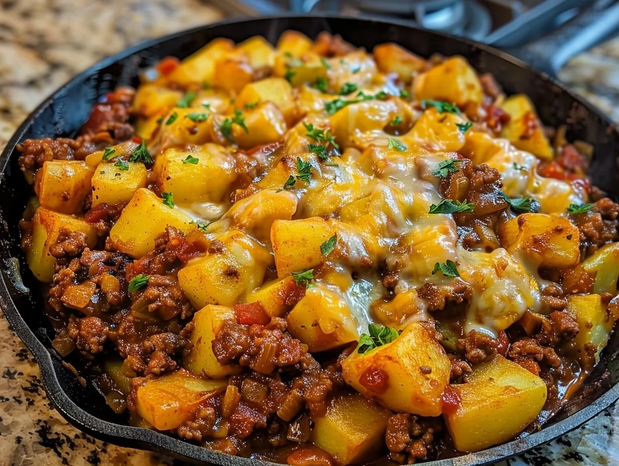 Sloppy Joe Potato Skillet: The Ultimate Comfort