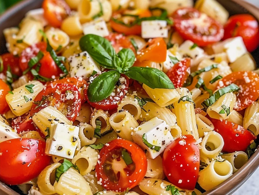 The Best Caprese Pasta Salad Recipe You'll Ever Make