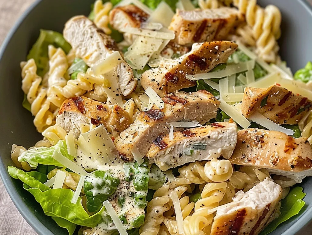 Chicken Caesar Pasta Salad: A Family Favorite