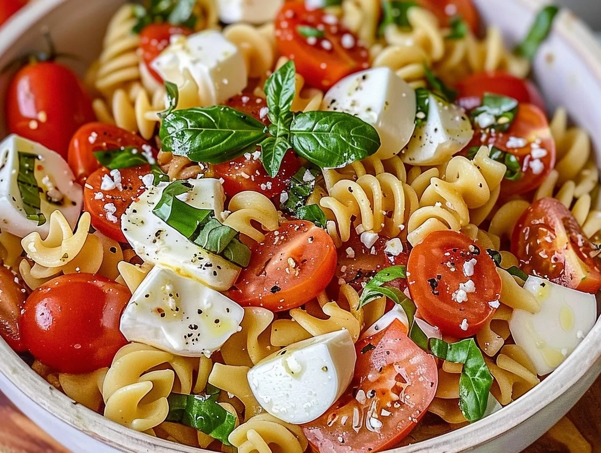 The Best Caprese Pasta Salad Recipe You'll Ever Make