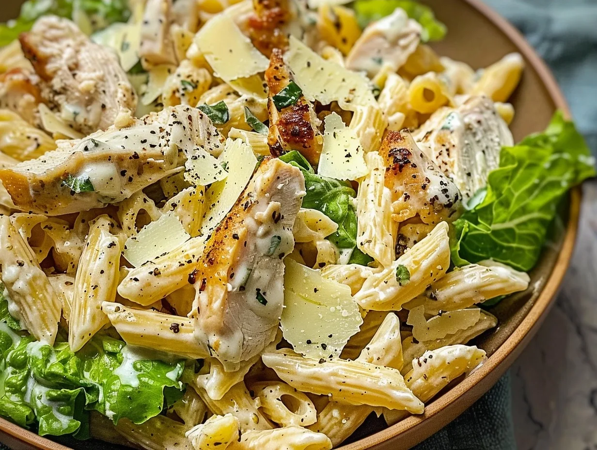 Chicken Caesar Pasta Salad: A Family Favorite