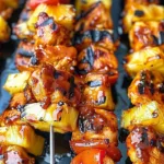BBQ Pineapple Chicken Kabobs: A Family Favorite