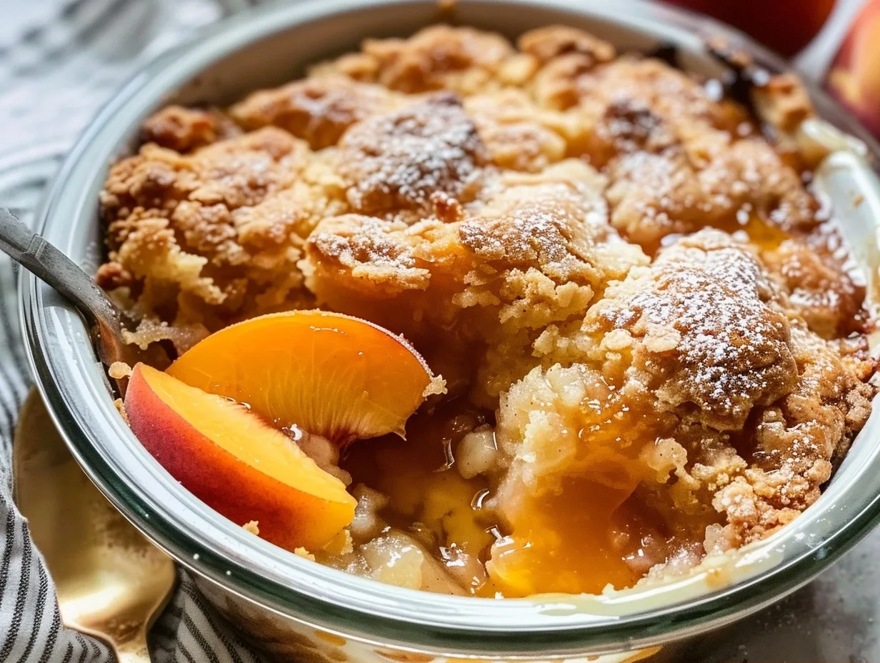 The Easiest Southern Peach Cobbler Recipe
