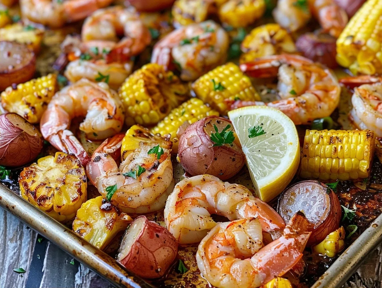 Sheet Pan Shrimp Boil: Easy & Delicious!