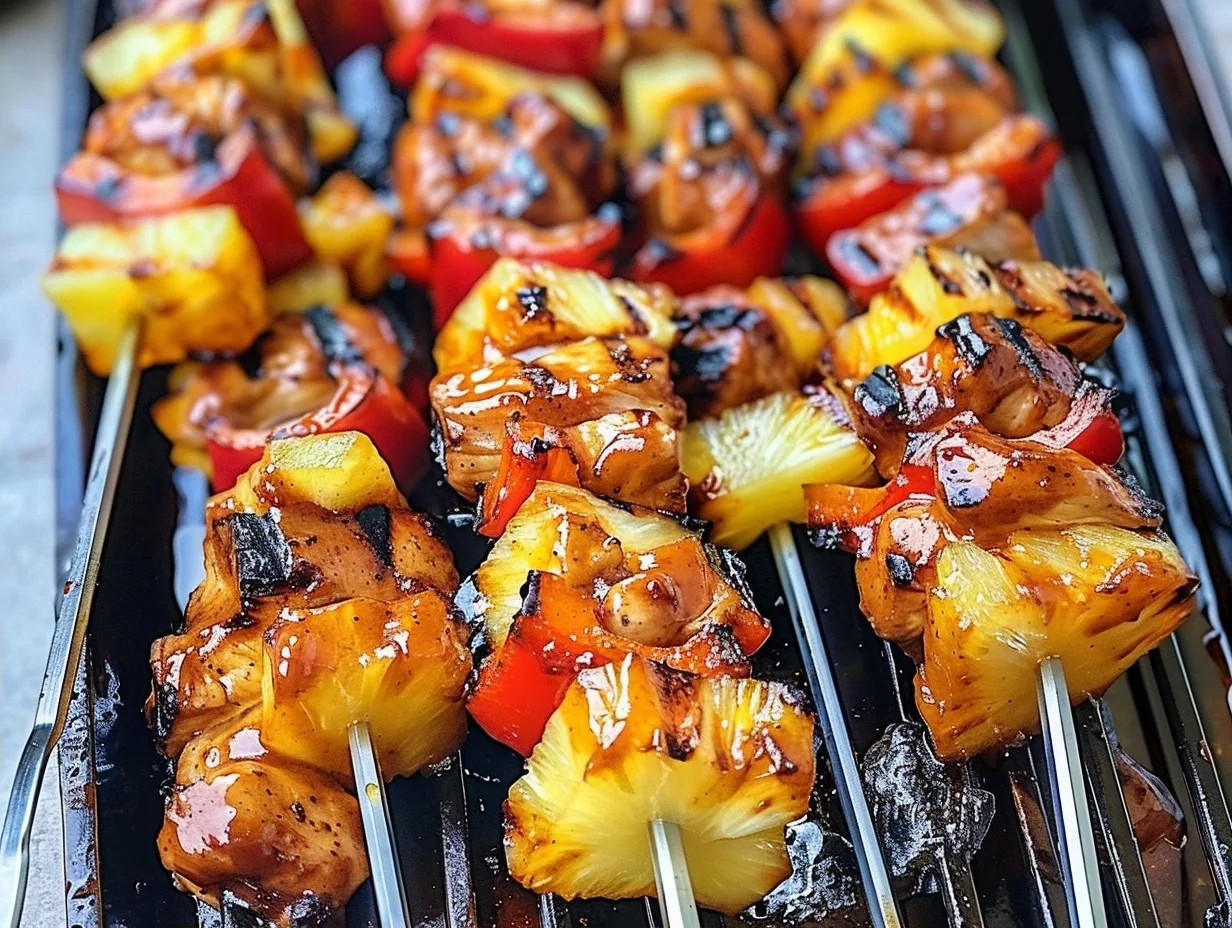 BBQ Pineapple Chicken Kabobs: A Family Favorite