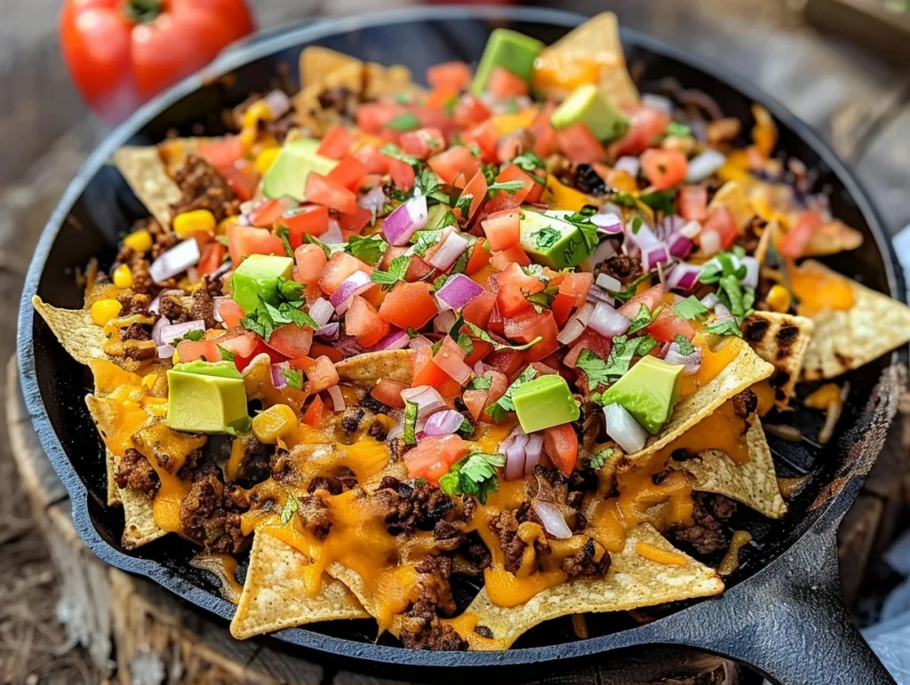 Campfire Grilled Nachos: The Ultimate Outdoor Crowd-Pleaser