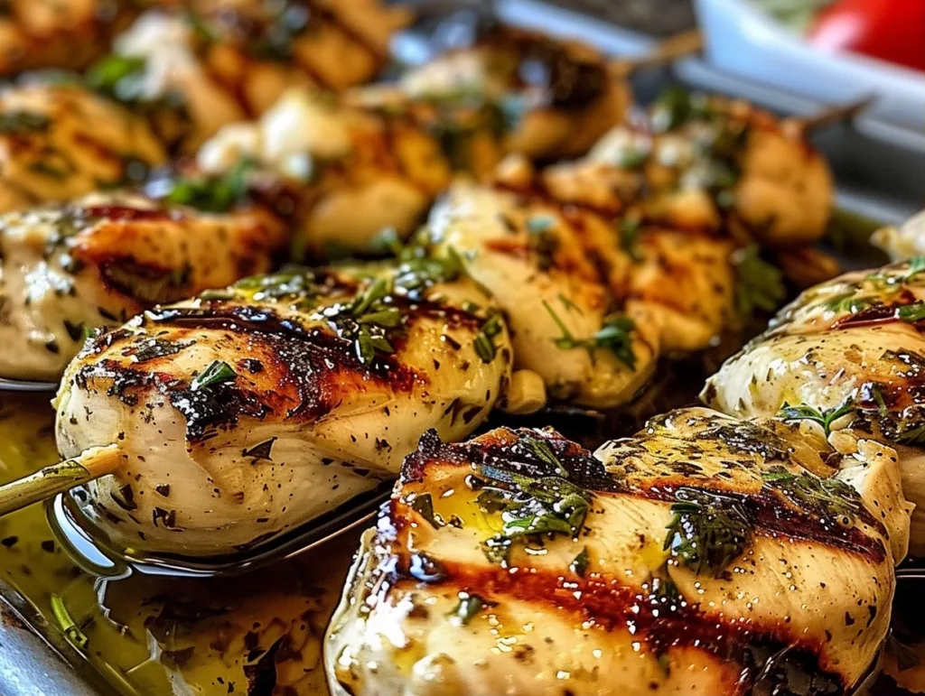 Authentic Greek Chicken Souvlaki Marinade in 5 Minutes